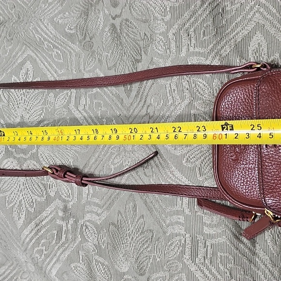 American Leather Company Cleveland Collection Brown Crossbody Bag - Picture 9 of 14